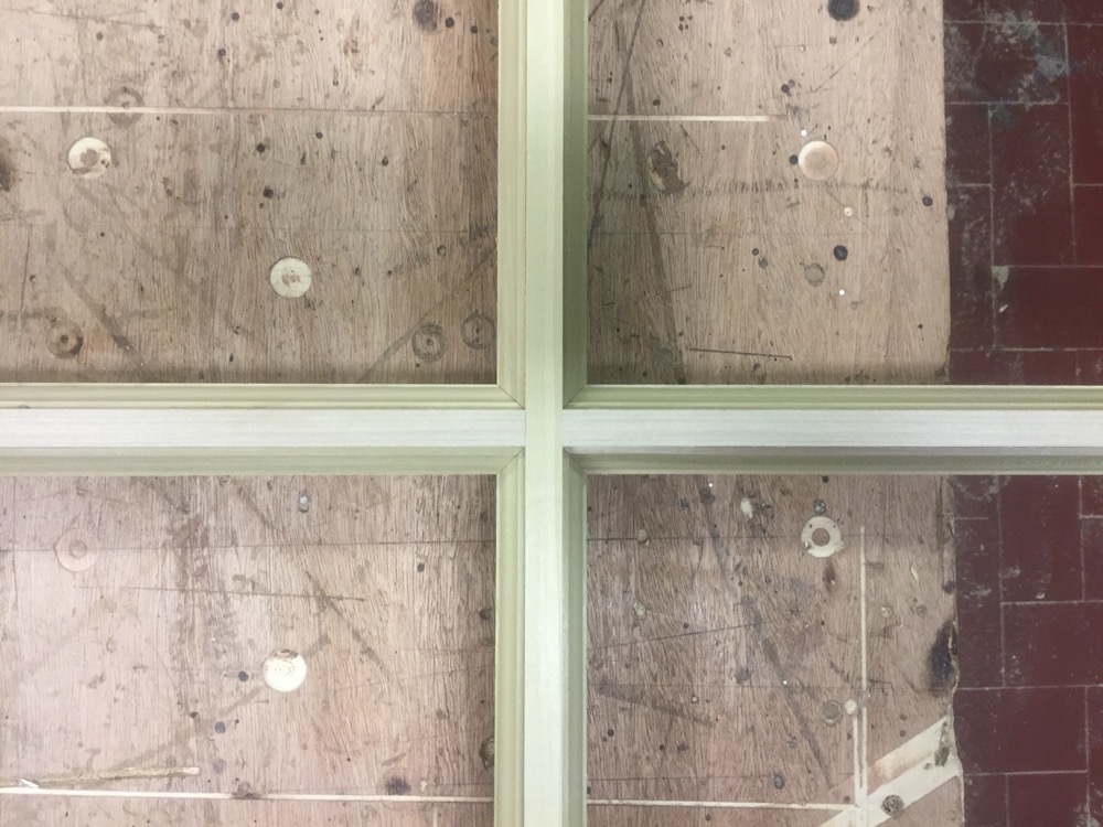 Détail des petits-bois.